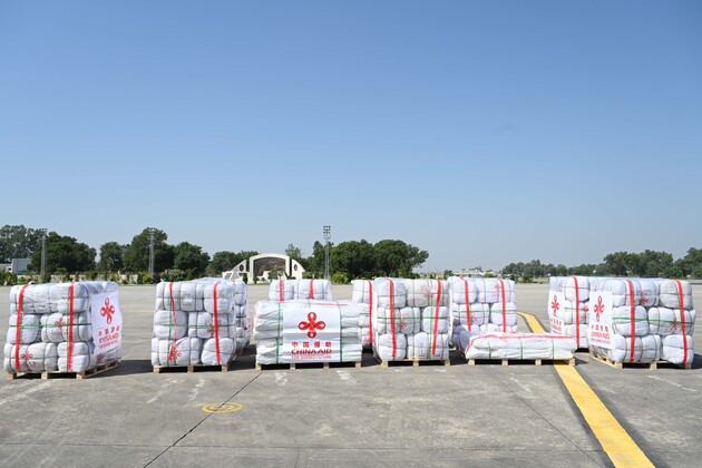 PAKISTAN-RAWALPINDI-CHINA-FLOOD RELIEF SUPPLIES-DONATION