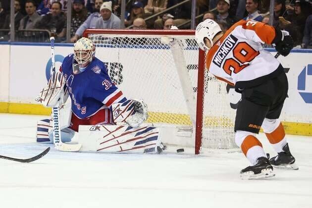 Matvei Michkov's OT goal caps Flyers' rally vs. Rangers
