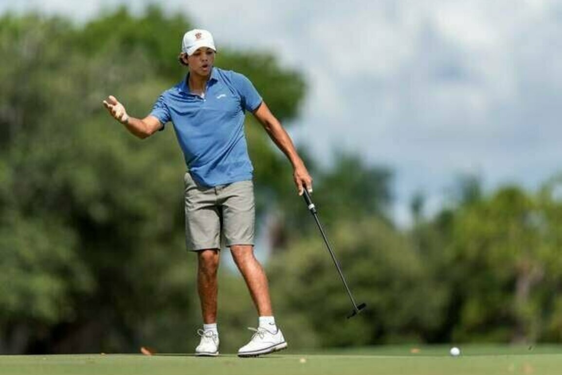 Charlie Woods out at U.S. Junior Amateur Championship