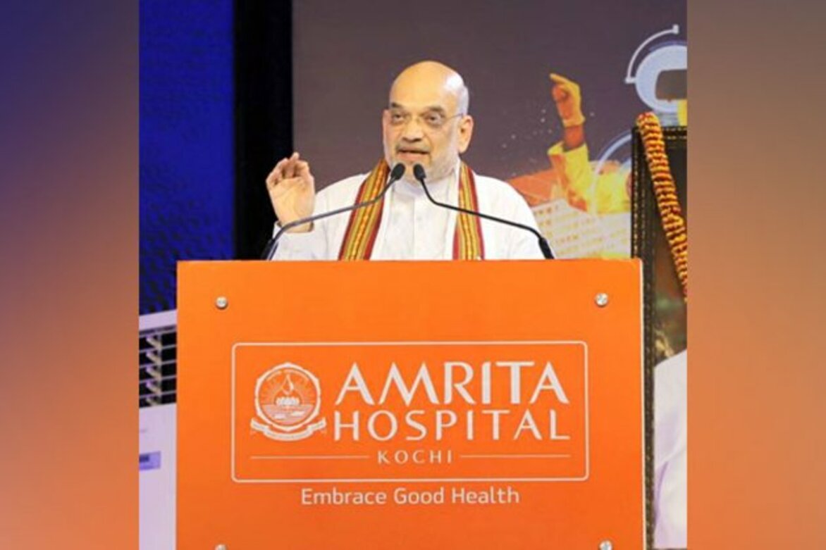Kerala: Amit Shah addresses Silver Jubilee event of Amrita Hospital in Kochi