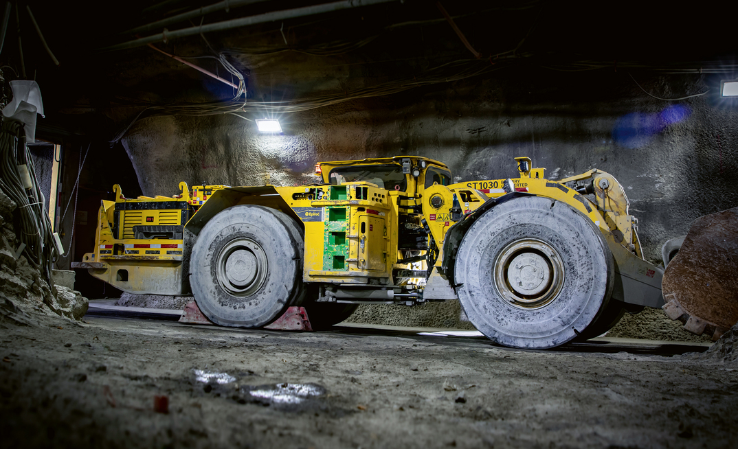  Scooptram ST1030 Battery converted