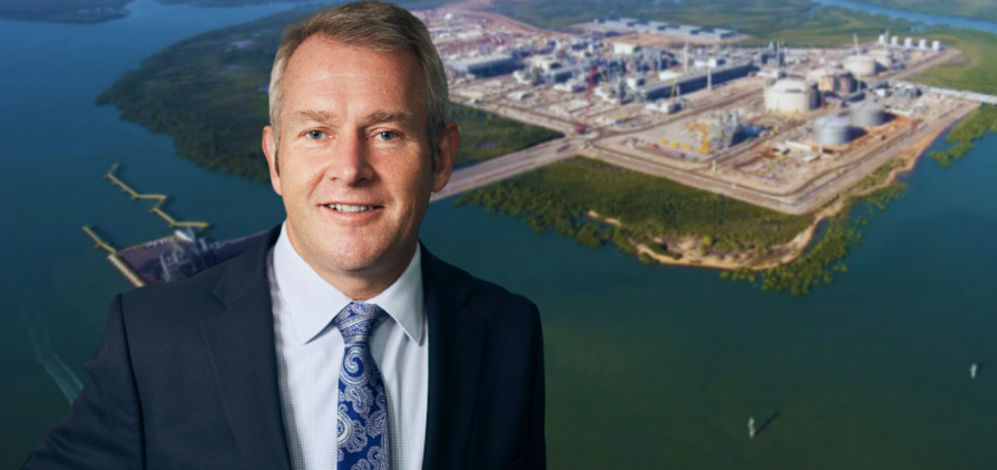 Inpex Senior Vice President Bill Towsend made the announcement of the third LNG train