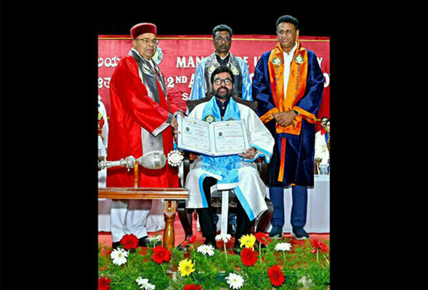 Mangalore University confers Honorary Doctorate on MRG Group Founder Chairman K Prakash Shetty