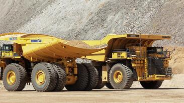 Komatsu 930E trucks