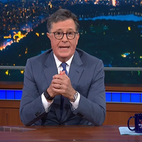 Stephen Colbert decries political violence after "abhorrent" shooting of Charlie Kirk