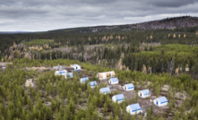 The camp at Sirios Resources' Cheechoo project in Quebec, Canada