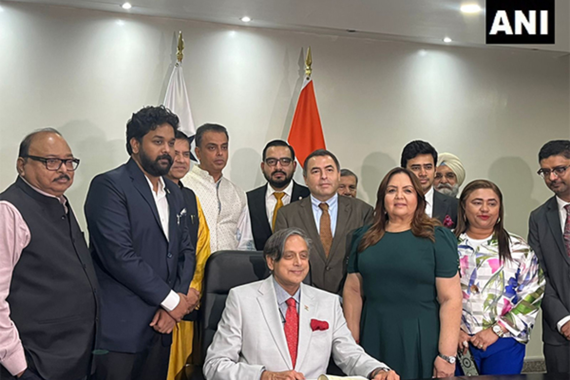 Shashi Tharoor-led delegation meets Panama Assembly President Dana Castaneda