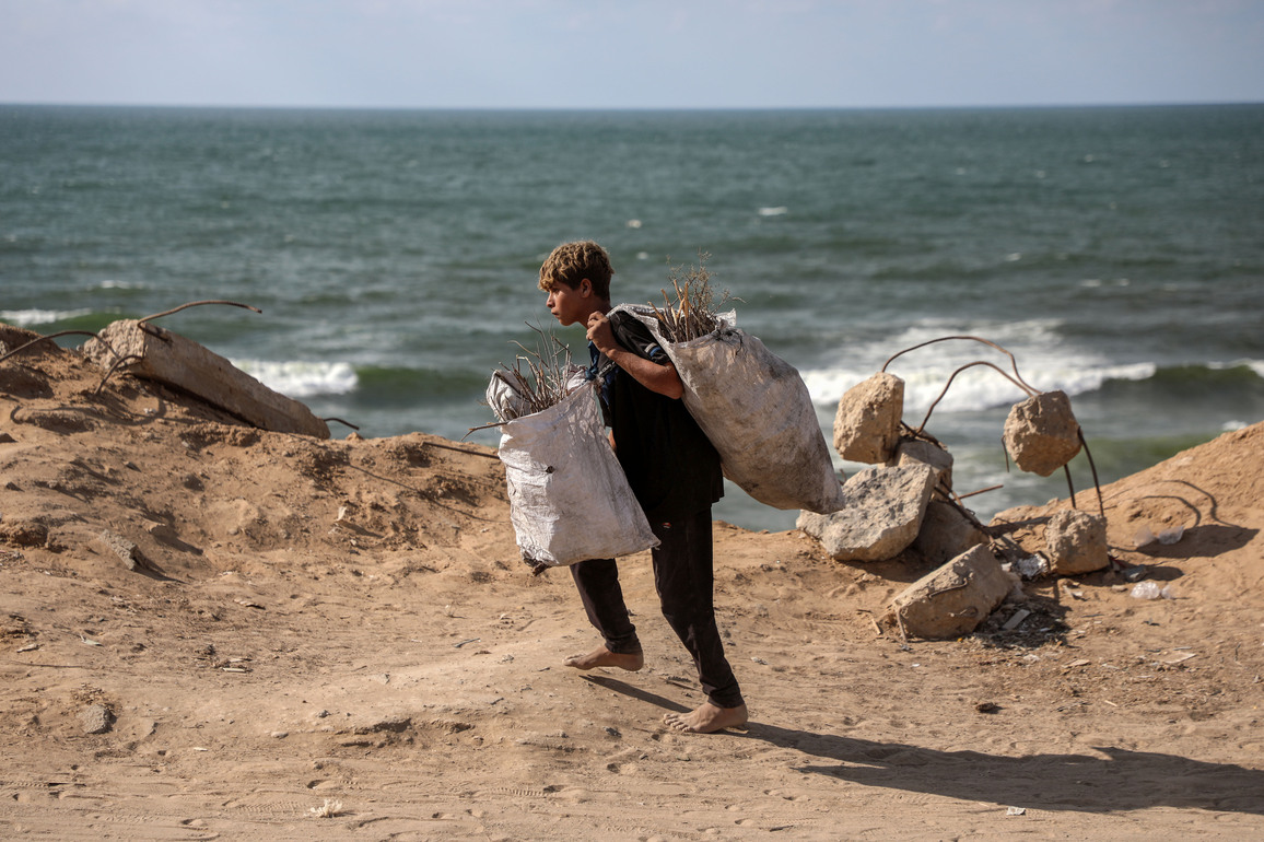 MIDEAST-GAZA-DISPLACED PEOPLE