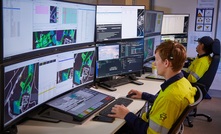  Newmont’s Autonomous Haulage System control room at Boddington in WA