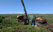  Drilling at the Central Zone, part of the Cape Ray gold project