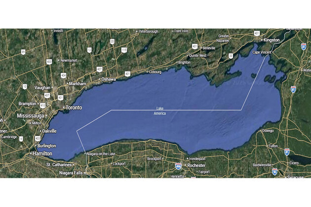 Google Maps changes Lake Ontario to 'Lake America' for US users