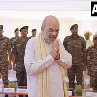 Amit Shah meets, felicitates CRPF, Chhattisgarh Police, DRG, Cobra jawans who conducted 'Operation Black Forest'