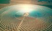 A concentrated solar thermal plant.