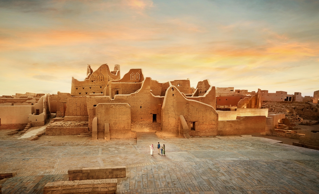 Al Diriyah Fort, Riyadh, Saudi Arabia.