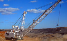 The dragline at Stanmore's Isaac Plains open cut mine in Queensland.