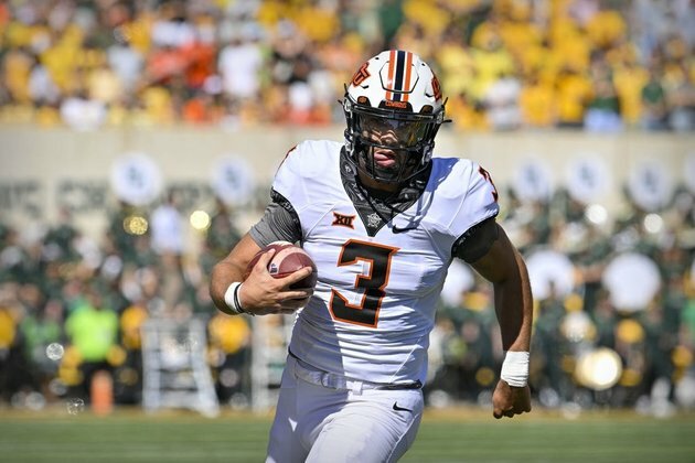 No. 7 Oklahoma State pits potent offense vs. Texas Tech