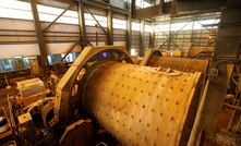  Grinding mills in the processing plant at ERA’s Ranger Uranium Mine