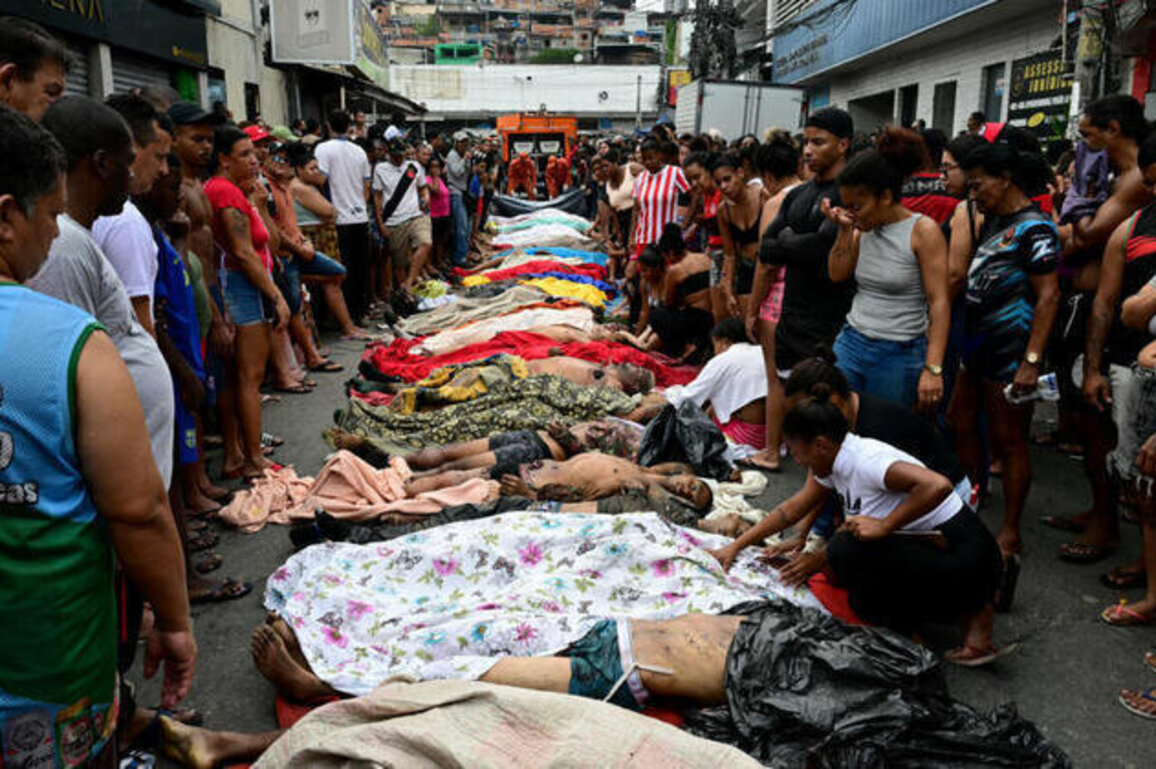 132 killed in massive Rio police crackdown on gang: public defender