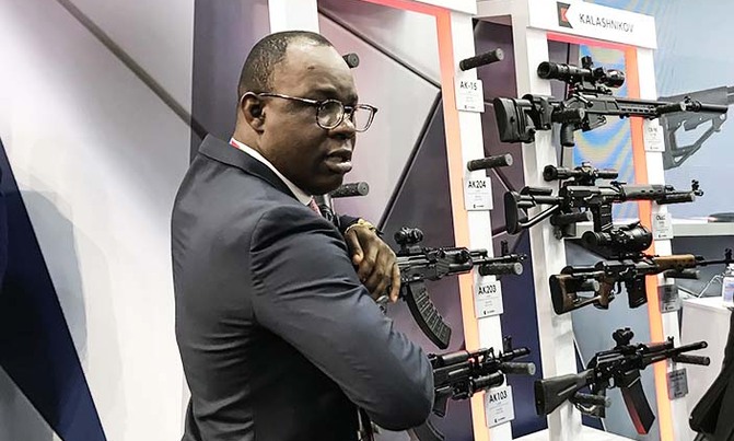 Guns and smiles: Russia flaunts firepower at Africa summit Guns and smiles: Russia flaunts firepower at Africa summit