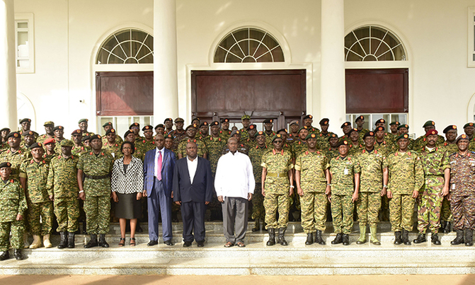 Museveni happy with security situation in Uganda Museveni happy with security situation in Uganda