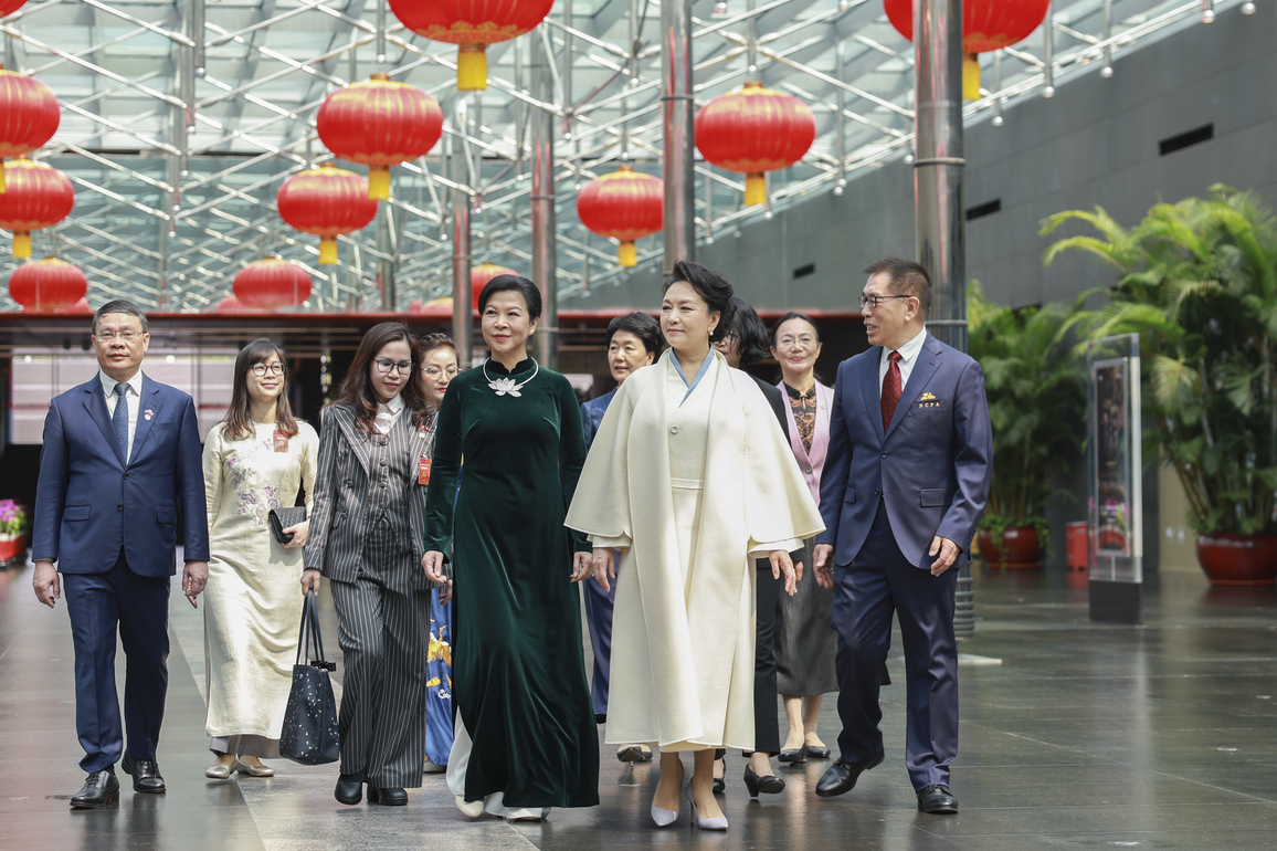 CHINA-BEIJING-PENG LIYUAN-VIETNAM-NGO PHUONG LY-NCPA-VISIT (CN)