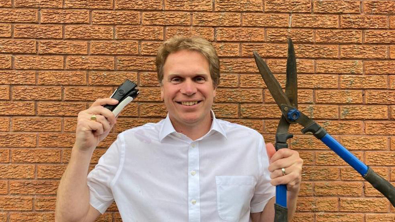 Richard Jarvis is ready for the Corona Cut Challenge on 20 June