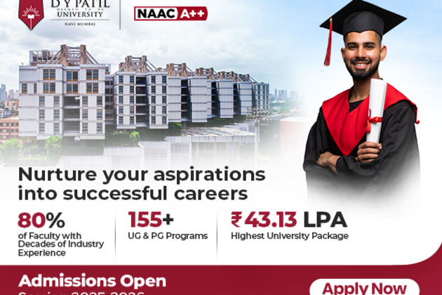 DY Patil Deemed to be University Navi Mumbai Bridges Education & Innovation for Global Career Growth