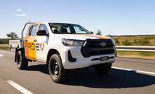 One of Roev's EV Hilux converions. Photo courtesy Roev