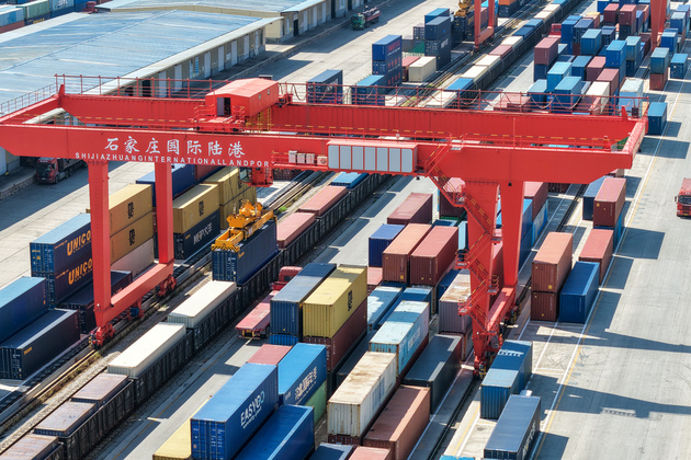 #CHINA-HEBEI-SHIJIAZHUANG-INT'L LAND PORT-FREIGHT TRAIN TRIPS (CN)
