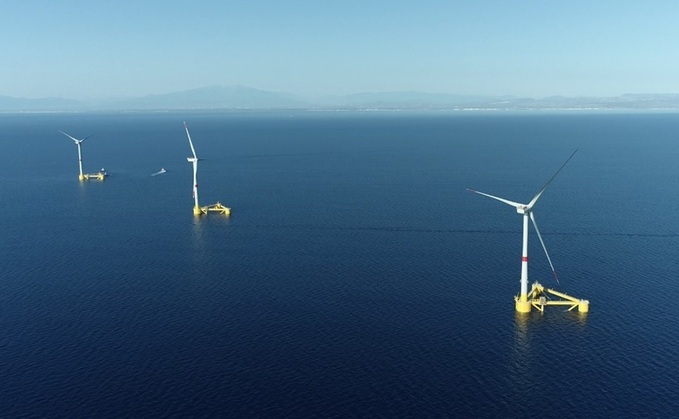 The EFGL floating offshore wind farm in Occitanie, France | Credit: Ocean Winds