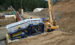 A WS Tyler F-Class vibrating screen in use at a gold mine