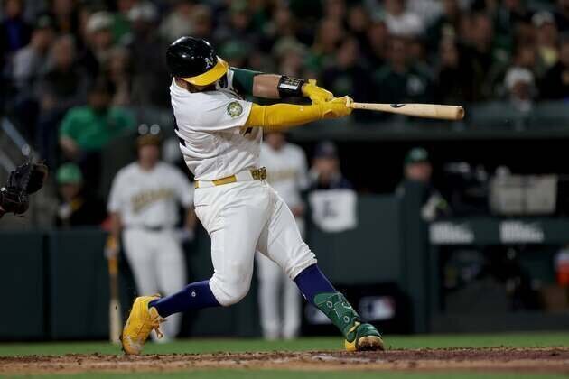 Shea Langeliers, Jacob Wilson homer as A's hold on to defeat Rangers