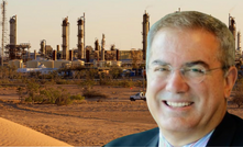 Bass Oil’s Vanessa field is in Origin’s sights for a potential offtake deal. Pictured: Bass Oil MD Tino Guglielmo at the Santos-operated Moomba gas hub, where Origin processes Cooper Basin gas.