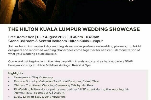 The Hilton Kuala Lumpur Wedding Showcase Makes Its Grand Return