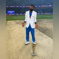 "He has been blessing me...": Hardik remembers late father following CT 2025 title win