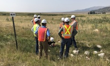 IUCN and Newmont representatives at a field meeting in Nevada