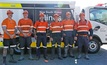  The winning team at the Newcastle Mines Rescue Competition.