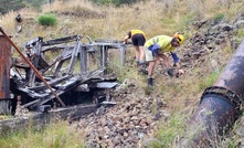 Assessing waste ore from historical mining at Siren's Alexander River