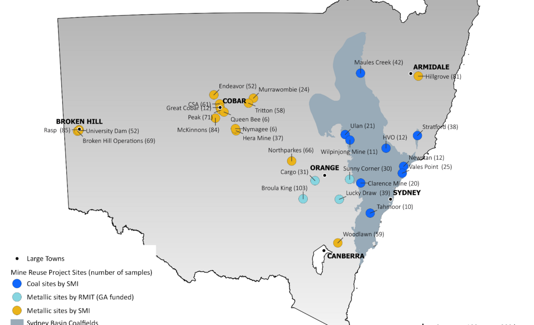 Mine Reuse project sites.