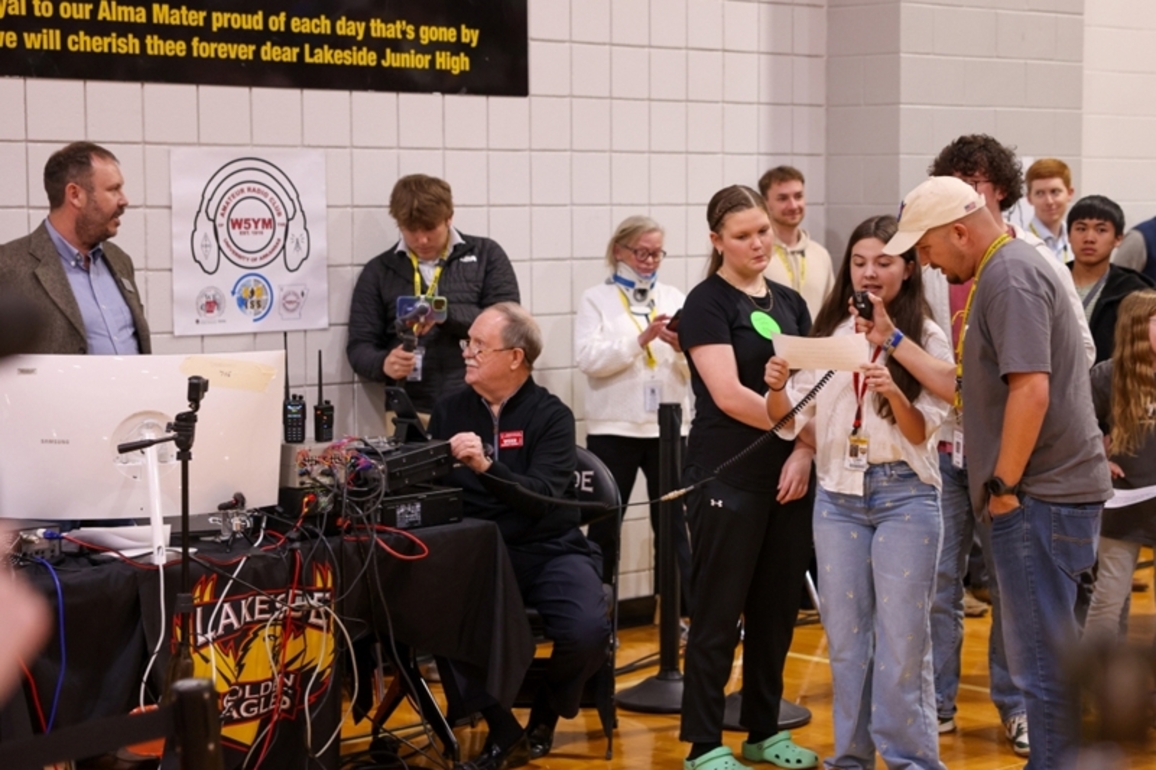 Faculty Member Helps Area Students Contact Astronaut Aboard International Space Station