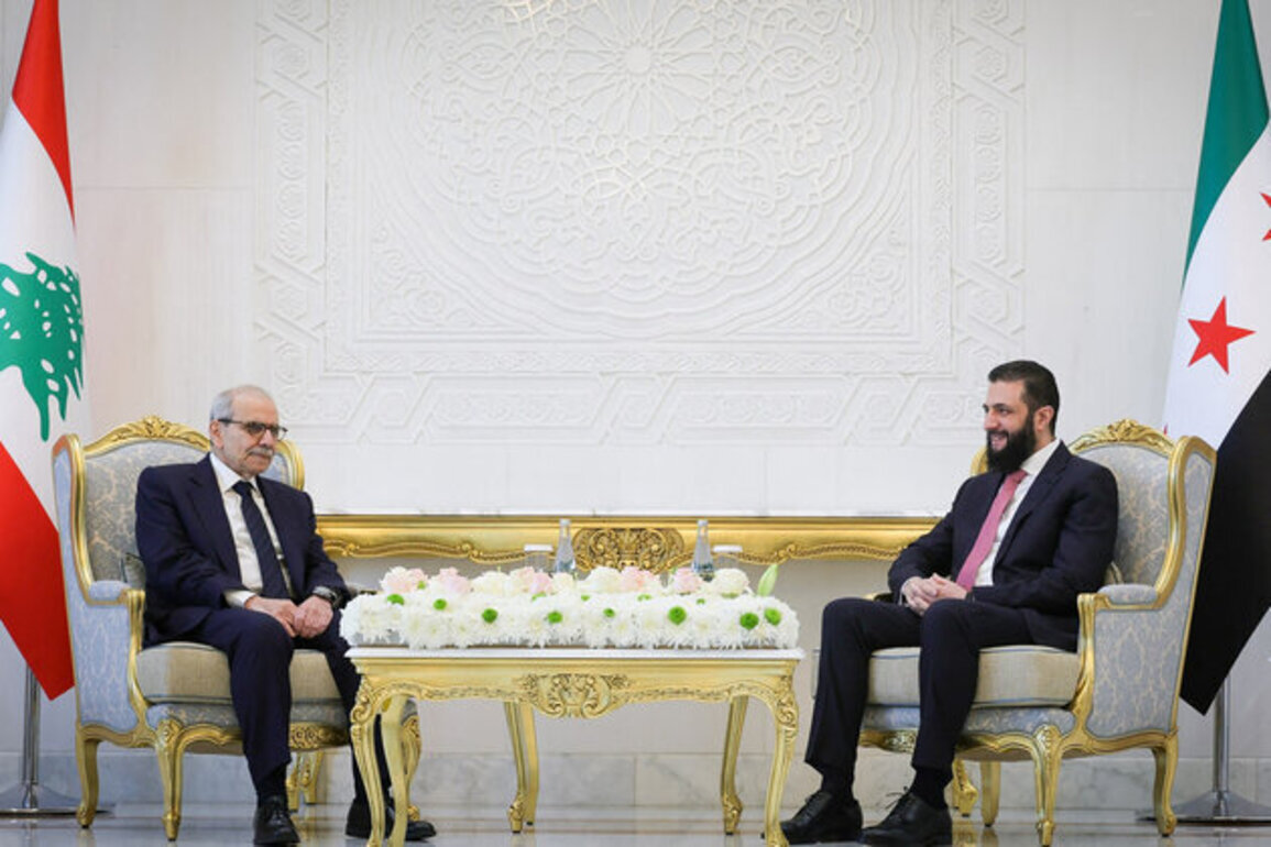 Syrian President, Lebanese Prime Minister discuss security coordination, economic cooperation