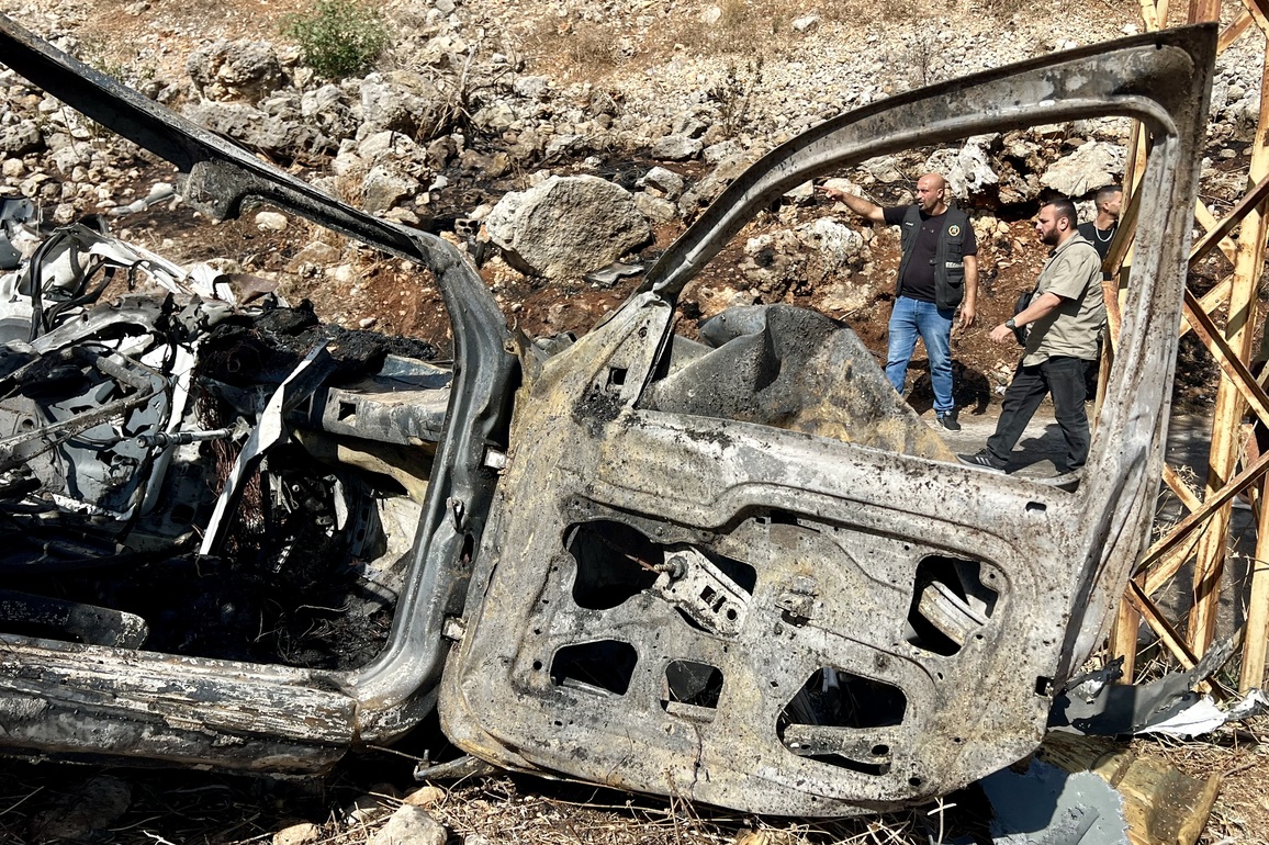 LEBANON-HAROUF-ISRAELI DRONE STRIKE