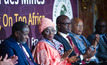  (From left) Ministers of Mines Mamadou Sangafowa-Coulibaly (Côte d’Ivoire), Ms. Ousseini Hadizatou Yacouba (Niger), and Samou Seidou Adambi (Benin) attended the 6th annual Mining on Top Africa (MOTA) conference in Paris, on July 12-13  (Credit: AME Trade