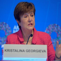 IMF chief Kristalina Georgieva warns US tariffs pose "significant risk to global outlook"