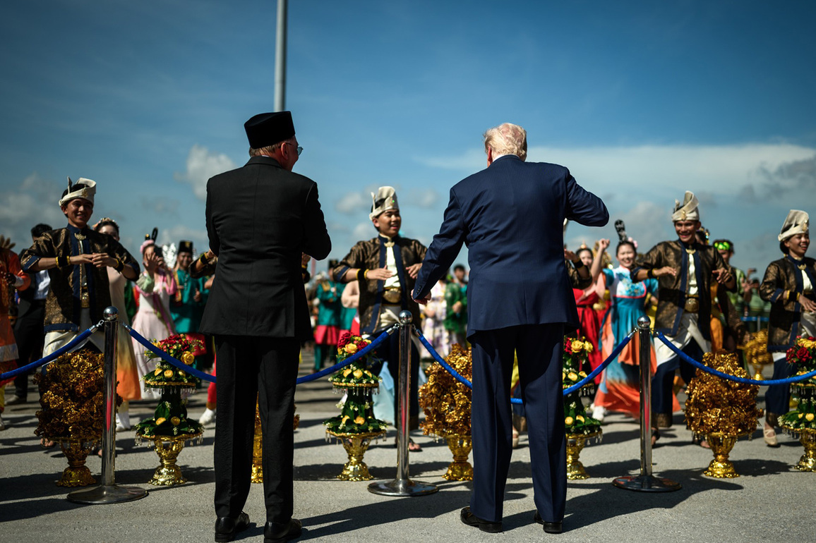 Trump grooves to Malaysian beats: US president dances with PM Anwar Ibrahim during Malaysia visit