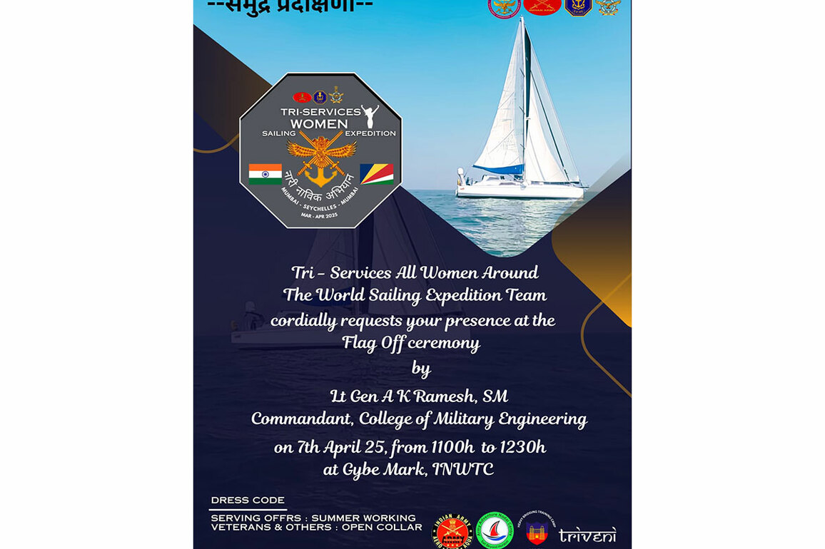 Indian Armed Forces women's team to sail around the world