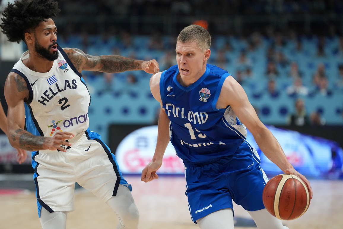 (SP)LATVIA-RIGA-BASKETBALL-FIBA-EUROBASKET-GREECE VS FINLAND