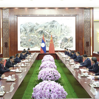 CHINA-GUANGXI-NANNING-HAN ZHENG-LAOS-VP-MEETING (CN)