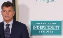 Angus Taylor speaking at the CIS