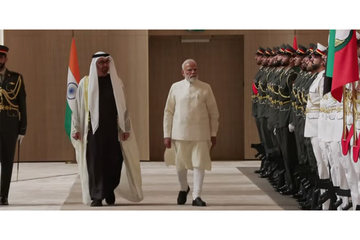 PM Modi's plane gets F16 escort as he arrives in UAE on first leg of 5 nation visit